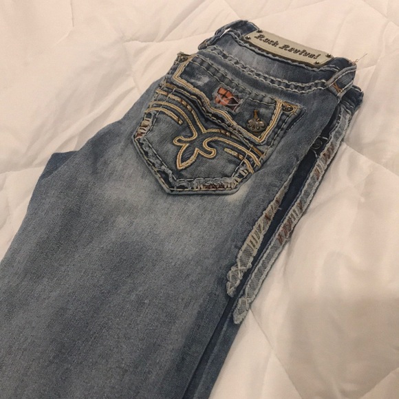 Rock Jeans size 26 Bootcut - Picture 1 of 3